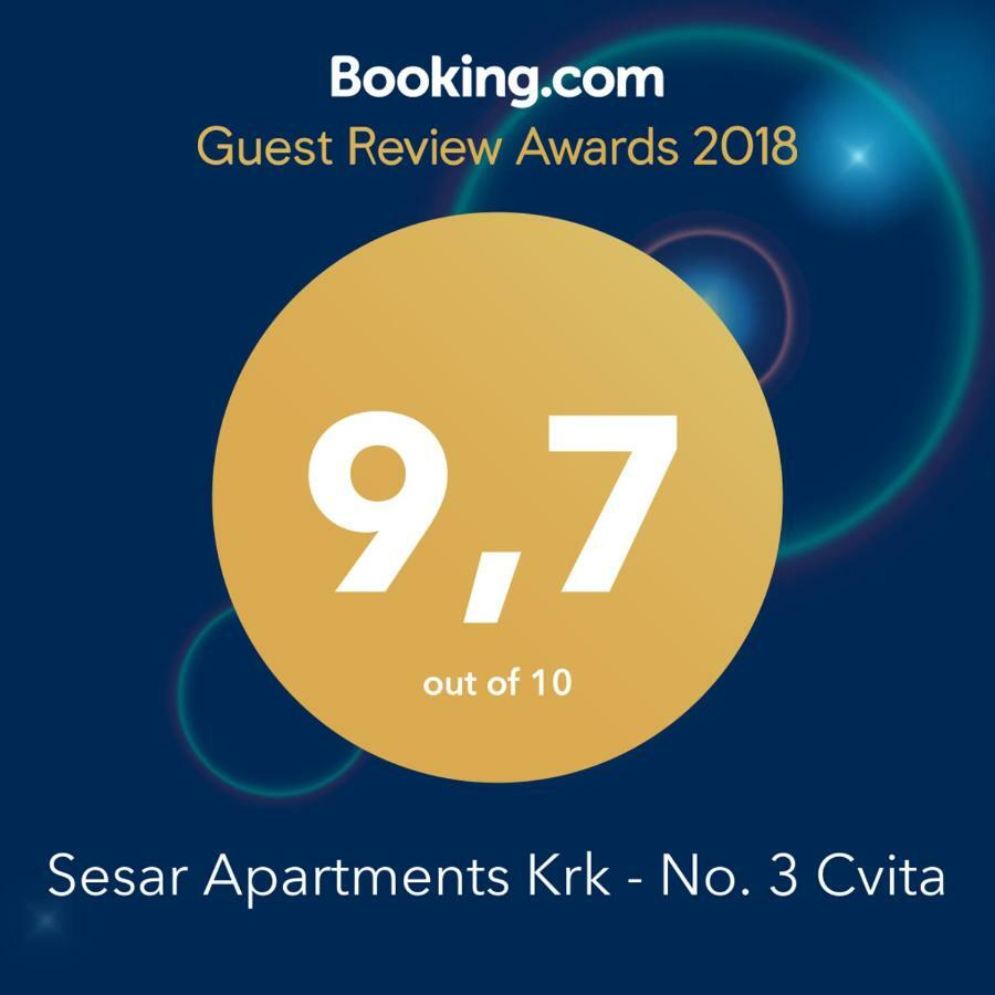 Sesar Apartments Krk - No. 3 Cvita Krk Town Bagian luar foto